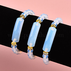 Synthetic Opalite Beads Stretch Bracelets&nbsp;BJEW-T022-04B