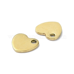 Ion Plating(IP) 201 Stainless Steel Charms&nbsp;STAS-H191-01A-G