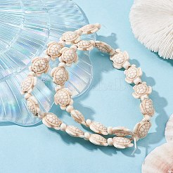 Dyed Synthetic Turquoise Beads Strands&nbsp;G-YW0001-51