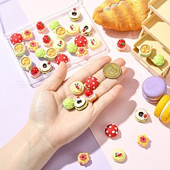 35Pcs 7 Styles Opaque Resin Cabochos&nbsp;RESI-CJ0005-08