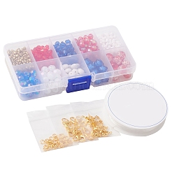 DIY Independence Day Bracelet Necklace Making Kit&nbsp;DIY-FS0004-89