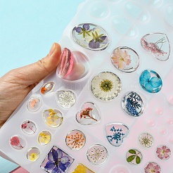 DIY Silicone Cabochon Molds&nbsp;DIY-YWC0005-02