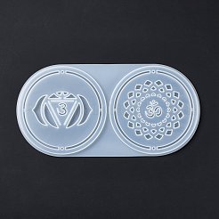 Meditation Yoga Pendants Cup Mat Silicone Molds&nbsp;DIY-B056-02A