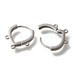 Brass Stud Earring Findings&nbsp;KK-Q035-08P
