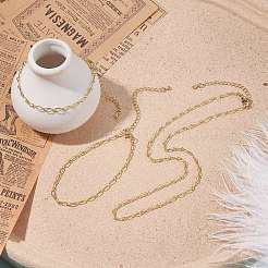 Brass Cable Chain Jewelry Set&nbsp;SJEW-JS01229