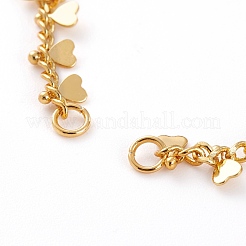 Brass Curb Chains Bracelet Makings&nbsp;AJEW-JB00881