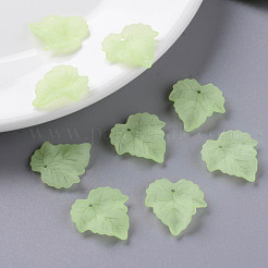 Autumn Theme Transparent Frosted Acrylic Pendants&nbsp;PAF002Y-18