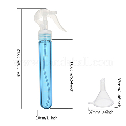 DIY化粧品保管容器キット  ペット用のプラスチック製携帯用スプレーボトルとプラスチック製漏斗ホッパー付き  ミックスカラー  21.6x2.8cm  容量：35ミリリットル  6個/セット&nbsp;DIY-BC0011-51