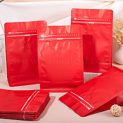 10Pcs BOPP and Aluminized PET and PE Resealable Coffee Zipper Bags with Valve&nbsp;ABAG-TA0001-93B