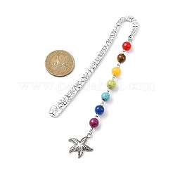 Marine Theme Alloy Hook Bookmarks&nbsp;AJEW-JK00279-05