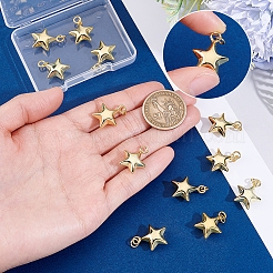 12Pcs Brass Pendants&nbsp;KK-BBC0026-19
