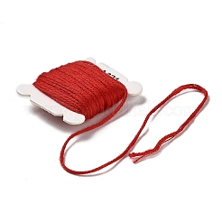 72 カード 72 色 6 層ポリエステル刺繍糸  クロスステッチの糸  ミックスカラー  0.5mm  約8.75ヤード（8m）/カード  1枚/色&nbsp;OCOR-K006-C01
