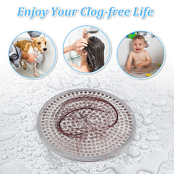 304 Stainless Steel Drain Hair Catchers&nbsp;AJEW-WH0248-171