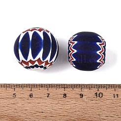 Handmade Millefiori Glass Rondelle Beads&nbsp;LA-N002-13B