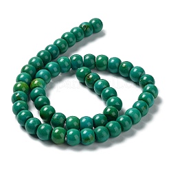 天然石ハウライトビーズ連売り  染め  バレル  10x7.5~8mm  穴：1.4mm  約50個/連  15.28~15.35''（38.8~39センチメートル）&nbsp;G-E604-F02-A