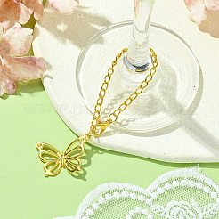 Alloy Butterfly Cup Pendant Decorations&nbsp;HJEW-JM01786