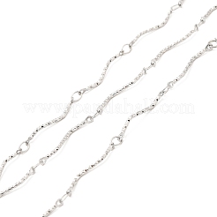 変色しない304ステンレススチールリンクチェーン  ステンレス鋼色  56x45.5mm&nbsp;STAS-D084-36P