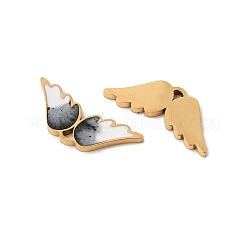 304 Stainless Steel Enamel Charms&nbsp;STAS-G386-07G