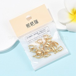 シーグレース ブラス アイスピック ピンチベイル  カドミウムフリー＆ニッケルフリー＆鉛フリー  18KGP本金メッキ  11x6x3.5mm  穴：1.6mm&nbsp;XGR0038G-80G