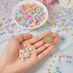 70G 7 Colors AB Color Opaque Resin Beads&nbsp;RESI-TA0002-88