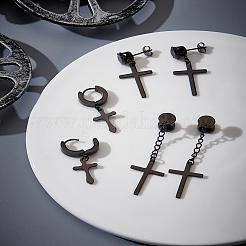 6Pcs 3 Style 304 Stainless Steel Earring Sets&nbsp;EJEW-LP0001-39