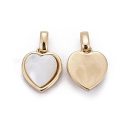 Natural White Shell Mother of Pearl Shell Pendants&nbsp;BSHE-F011-04A-G
