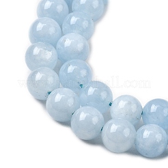 Natural Chalcedony Beads Strands&nbsp;G-S333-8mm-004-1