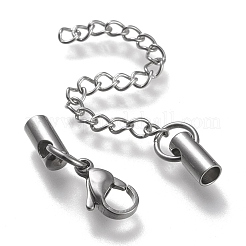 Tarnish Resistant 304 Stainless Steel Curb Chain Extender&nbsp;STAS-K195-29P-02