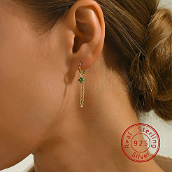 Cubic Zirconia Hoop Earrings&nbsp;DM6204-1