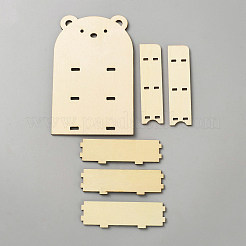 3-Tier Wooden Display Riser Stands for Jewelry Cosmetic Glasses&nbsp;ODIS-WH0086-202
