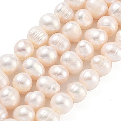 Natural Cultured Freshwater Pearl Beads Strands&nbsp;PEAR-C003-09D