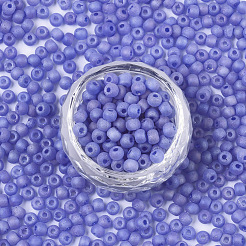 Frosted Colours Glass Beads&nbsp;SEED-S040-02A-01