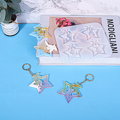 Christmas Theme DIY Keychain Silicone Molds&nbsp;DIY-I057-14
