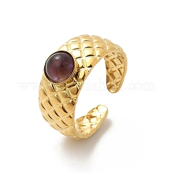 Natural Gemstone Finger Rings&nbsp;RJEW-K290-11G