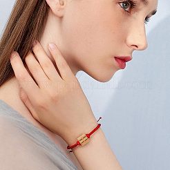 304ステンレススチールスライドチャーム  長方形  ミックスカラー  5x10x6mm  穴：8x4mm  3色  20個/カラー  60個/箱&nbsp;STAS-UN0003-56