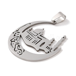 Non-Tarnish 201 Stainless Steel Pendants&nbsp;STAS-A094-16P