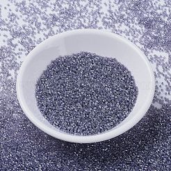 MIYUKIデリカビーズ  シリンダー  日本製シードビーズ  11/0  （db1225)透明光アメジスト光沢  1.3x1.6mm  穴：0.8mm  約2000PCS /ボトル  10 G /ボトル&nbsp;SEED-JP0008-DB1225
