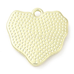 合金エナメルチャーム  ゴールドカラー  花のチャーム入りハート  淡いターコイズ  18x18x3mm  穴：1.6mm&nbsp;PALLOY-P294-04G-01