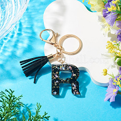 1Pc Resin Letter Keychains&nbsp;KEYC-TADJ0001-09R