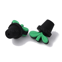 Leaf Pot Food Grade Eco-Friendly Silicone Beads&nbsp;SIL-WH0014-18E