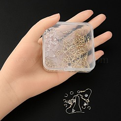 50Pcs 304 Stainless Steel Earring Hooks&nbsp;DIY-YW0006-79