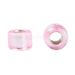 MIYUKIデリカビーズ  シリンダー  日本製シードビーズ  11/0  （db1335)染色銀裏地ピンク  1.3x1.6mm  穴：0.8mm  約2000PCS /ボトル  10 G /ボトル&nbsp;SEED-JP0008-DB1335