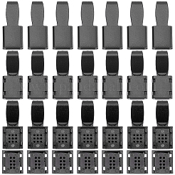 36Pcs Badge Strap Clip Key Chain Connector POM Keychain Clip for Card Holder&nbsp;FIND-CP0003-85