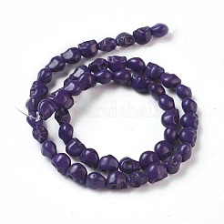 Dyed Synthetic Turquoise Bead Strands&nbsp;G-M145-16-B