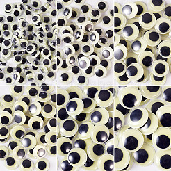 625Pcs 6 Styles Luminous PVC Craft Wiggle Eyes Cabochons&nbsp;DIY-TA0006-54