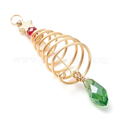 Brass & Glass Big Pendants&nbsp;PALLOY-JF02993