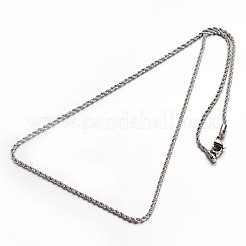 Non-Tarnish Rope Chain Necklaces&nbsp;STAS-L142-09