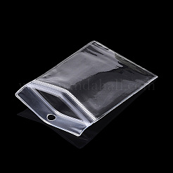 PVC製再封可能な包装袋  セルフシールバッグ  長方形  透明  11x7.5x0.02cm  片側の厚さ：4.7ミル（0.12mm）&nbsp;OPP-N002-01A