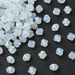 プレシオサ®クリスタルビーズ  チェコクリスタル  双円錐形(451 69 302 ロンデル)  ホワイトオパール 01000個  6mm  穴：1mm&nbsp;Y-PRC-BA6-01000