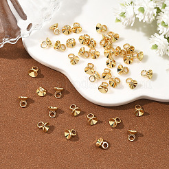 SHEGRACE Brass Bead Cap Bails&nbsp;XGRQ1U928-376G